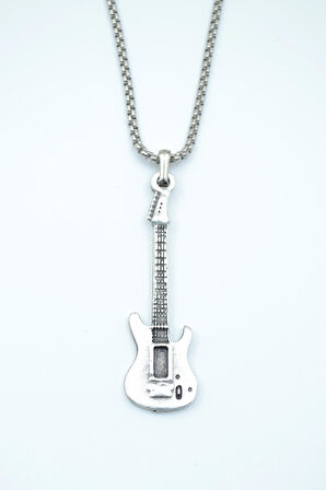 Elektro Gitar Örme Zincir Kolye