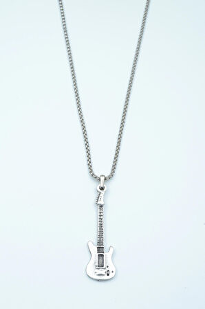 Elektro Gitar Örme Zincir Kolye