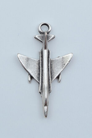 F4 Phantom Uçak Örme Zincir Kolye