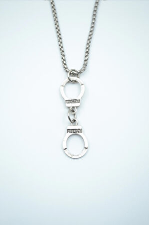 Kelepçe  Örme Zincir Kolye