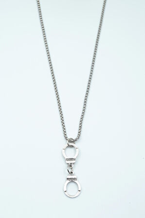 Kelepçe  Örme Zincir Kolye