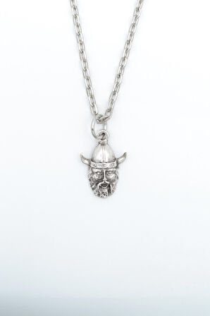 Minimal Viking Savaşçı Düz Zincir Kolye