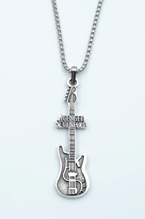 Avenged Sevenfold Elektro Gitar Örme Zincir Kolye