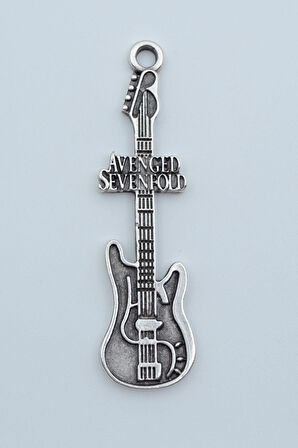 Avenged Sevenfold Elektro Gitar Örme Zincir Kolye