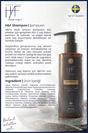 Vitamin Ve Protein Destekli Saç Dökülmesine Karşı Besleyici Nemlendirici Şampuan 250 ml