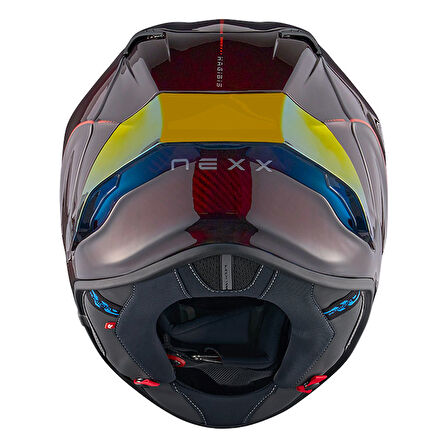 X.R3R HAGIBIS KARBON KIRMIZI KASK