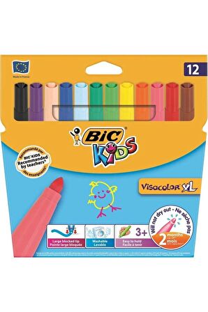 Kids Vısacolor Xl Jumbo 12 Li Keçeli Kalem 829007 Kategori: Kuru Boya Kalemi
