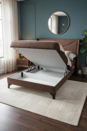 HALFBED UZANMALI YATAK-BAZA