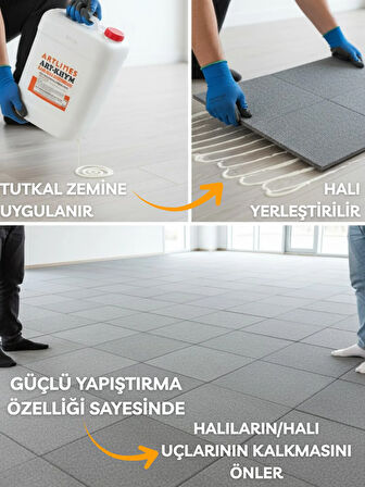 Beylini 1 KG Halı Tutkalı Karo Halıfleks Halı Yapıştırıcısı Halı Zemin PVC Yapıştırıcısı Hızlı Yapıştırıcı