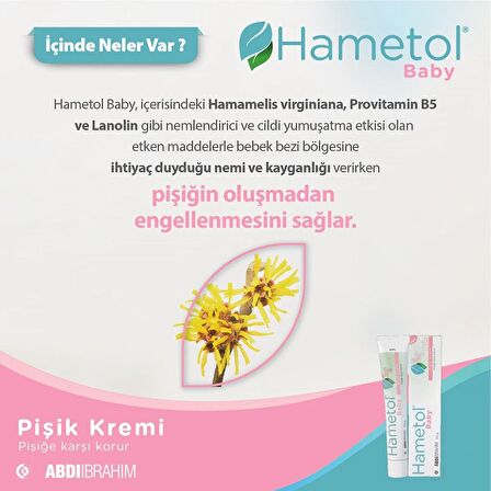 Hametol Baby Pişik Kremi 30 GR 3'LÜ SET