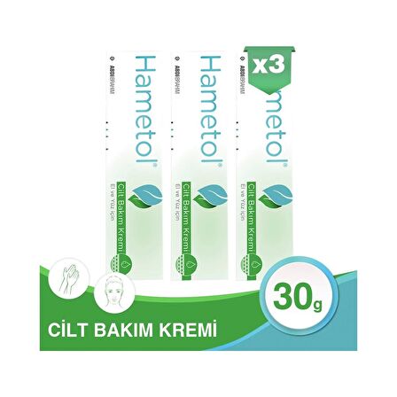 Hametol Cilt Bakım Kremi 30 GR 3'LÜ SET