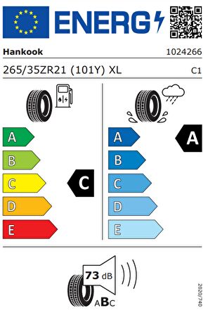 Hankook 265/35 R21 101Y XL Ventus S1 Evo 3 Oto Yaz Lastiği 2023