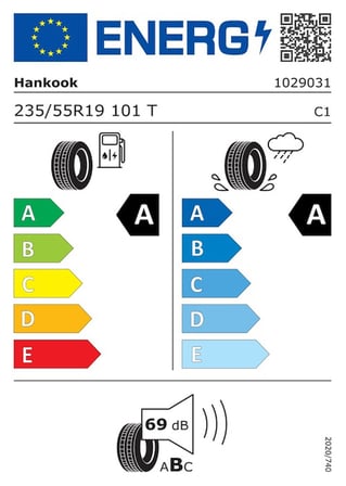 Hankook 235/55R19 101T K127E Ventus S1 Evo3 EV AO Oto Yaz Lastiği (Üretim Yılı:2026)