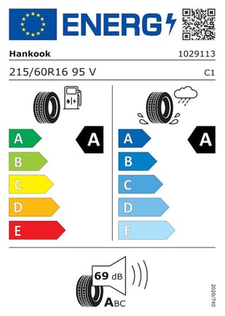 Hankook 215/60R16 95V Ventus Prime 4 K135 Oto Yaz Lastiği (Üretim Yılı:2026)
