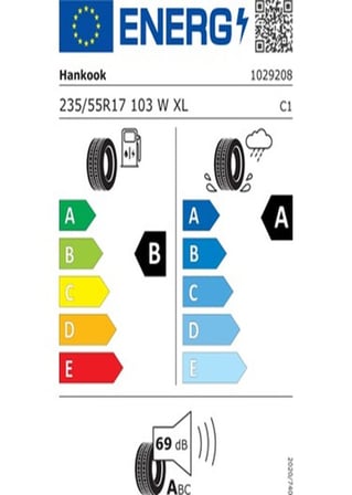 Hankook 235/55R17 103W XL Ventus Prime 4 K135 Oto Yaz Lastiği (Üretim Yılı: 2026)