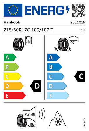 Hankook Winter i'cept LV RW12 215/60R17C 109/107T M+S 3PMSF 8PR ( Yıl: 2024 )