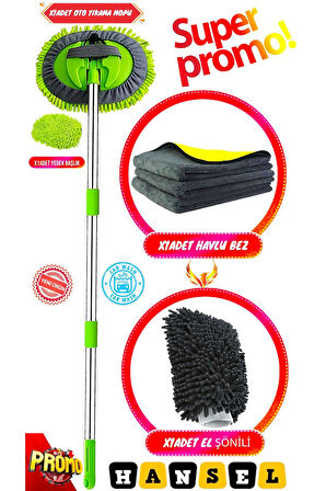 ARABA YIKAMA EKİPMANLARI 3 LÜ SET PROFESYONEL MİKROFİBER ÇİZMEZ