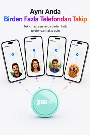 Hapro Tag Ios & Android Uyumlu Airtag Akıllı Gps Takip Cihazı(MAVİ)