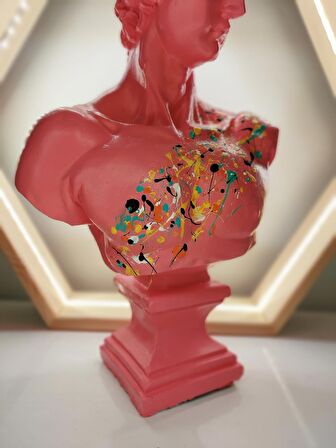 David 'Pink Candy' Dekoratif Heykel, Pop Art Roma Yunan Heykelleri