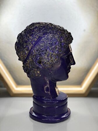 Hermes 'Purple Pearl' Dekoratif Heykel, Pop Art Roma Yunan Heykelleri