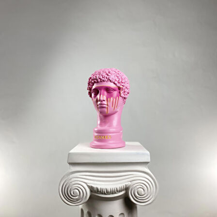 Hermes 'Pink Saviour' Dekoratif Heykel, Pop Art Roma Yunan Heykelleri