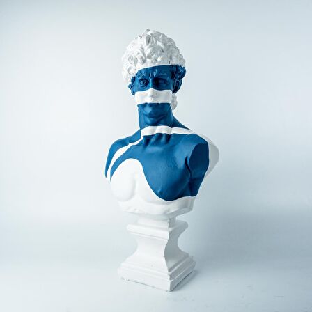 David 'Blue Wave' Dekoratif Heykel, Pop Art Roma Yunan Heykelleri