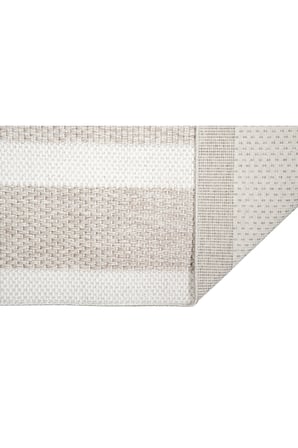 Modern Bej Çerçeveli Sisal Dokulu Salon ve Oturma Odası Halısı