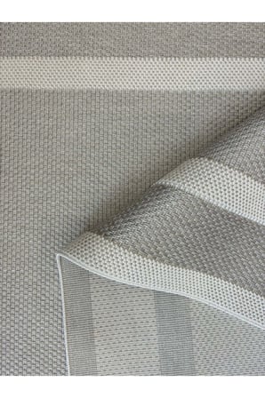 Modern Bej Sisal Dokuma Mutfak Halısı - Antre Yolluğu