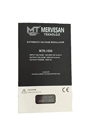 MERVESAN MTR-1000 Otomatik Voltaj Regülatörü