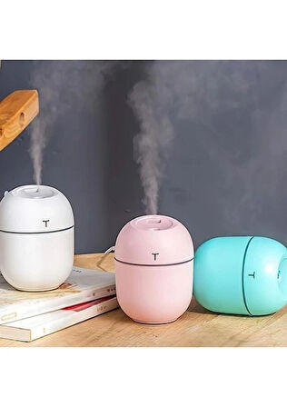 Bak Gel Al USB Kablolu Ultrasonik Hava Nemlendirici – Kompakt, Sessiz, Renkli Işıklı Buhar Makinesi ve Aromaterapi