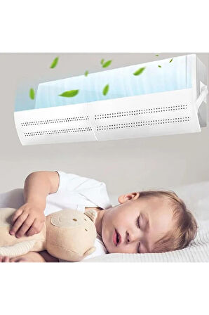 YENİLZD Klima Hava Yönlendirici Delikli Ayarlanabilir 58-105 CM Klima Çarpması Siperliği Aparatı HAVA PERDESİ  KLİMA AKSESUARI APARATI SİPERİ
