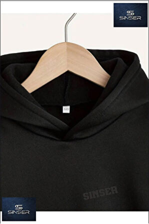 Kız/Erkek Çocuk Beyaz Kapüşonlu ''JAGUAR CIZGILI'' Baskılı Sweatshirt