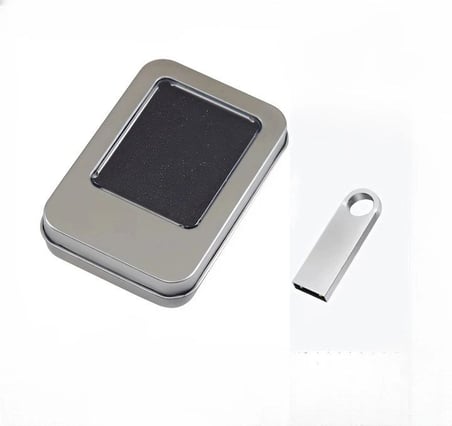 Delux Serisi Multimedya Deposu Dosya Depolama Hafıza Birimi EMR - 109 Metal USB Bellek - 64 GB