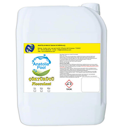 Anatolia Pool Çöktürücü 5 Lt (Flocculant / Çökeltici / Topaklayıcı)