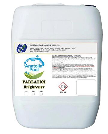 Anatolia Pool Parlatıcı 5 Lt (Brightener)