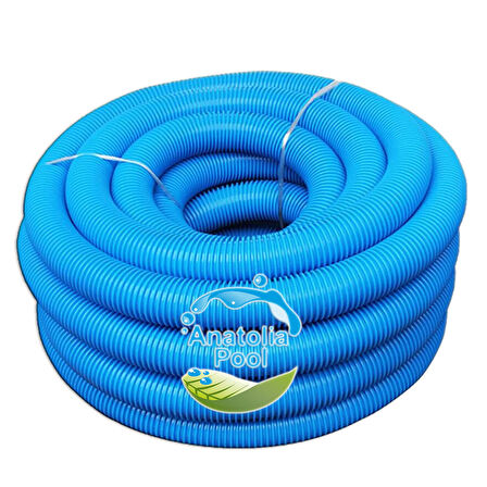 Anatolia Pool Havuz Süpürgesi Vakum Hortumu 1,5" Ø38mm 30 Metre (Pool Vacuum Hose)