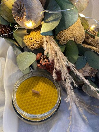 Nefha Candle HEDİYELİK DOĞAL SAF BALMUMU MUM