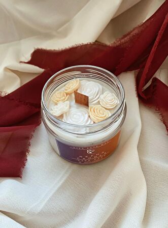 Nefha Candle VANİLYA Kokulu Soya Wax Kavanoz Mum