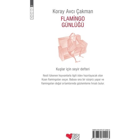 Can Çocuk Yayınları Flamingo Günlüğü - Koray Avcı Çakman Masal & Öykü 6 - 8 Yaş Türkçe