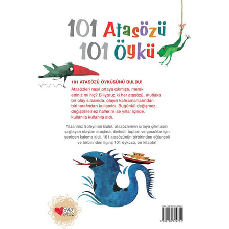 Can Çocuk Yayınları 101 Atasözü ve 101 Öykü - Süleyman Bulut