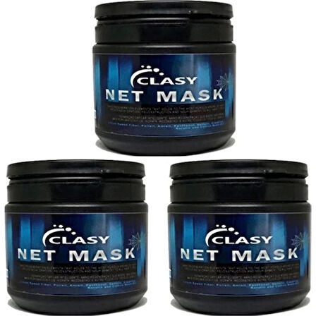 Clasy Net Mask Saç Bakım Maskesi 450ml Hair Care Mask 3 Adet
