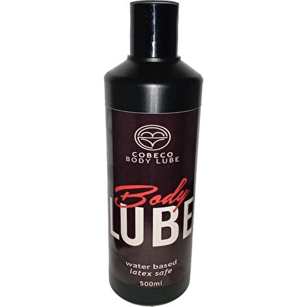 Cobeco Bodylube 500 ml Big Size Latex Safe Lubrikant Gel Cxnt - Kokusuz Tatsız Su Bazlı Sade Anàl Kàydırıcı Vajìnal Kàyganlàştırıcı Jel