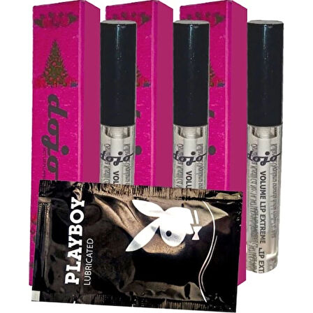 Dojo Dolgun Dudaklar Lfhx0327 3tane Volume Lip Extreme + Yanında Jel