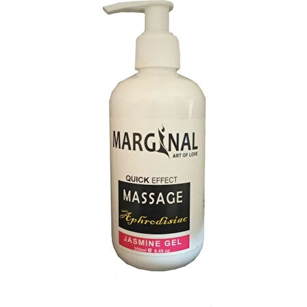 Marginal Jasmin Aphrodisia Massage Gel 250 ml Lubricant Gel Srcx - Marginal Aromatik Yaseminli Büyük Boy Bay Bayan Ero.tik Afr_odizyak Masaj Yağı