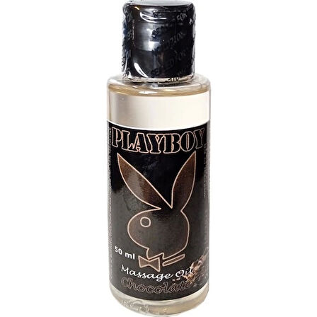 Playboy Çikolatalı 50 ml Taşınabilir Boy Errotik Masaj Yağı / Playboy Strawberry Chocolate Massage Oil 50ML