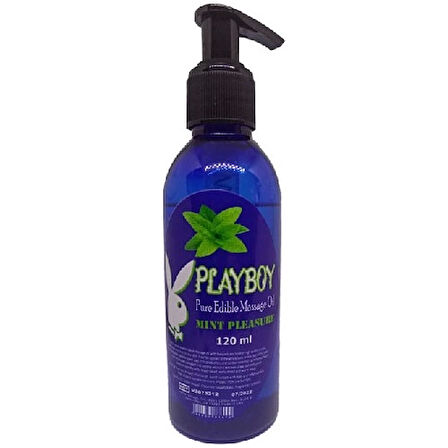 Playboy Masaj Yağı 120ML Naneli Playboy Pure Edible Aromalı / 120ML Pure Edible Massage Oil Mint Flavored Massage Oil