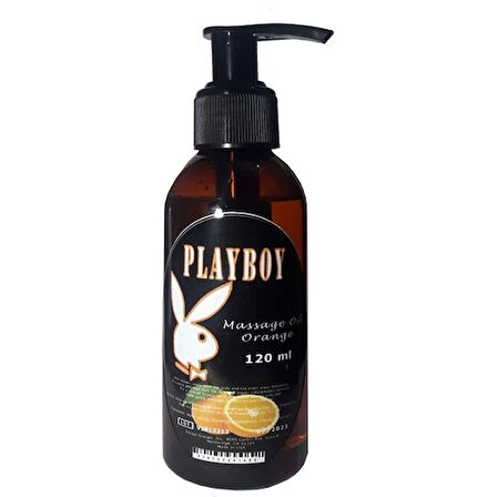 Playboy Orange Yağ Portakallı Erotiik Masaj Yağı 120ML Txnr - 120 ml Playboy Orange Massage Oil