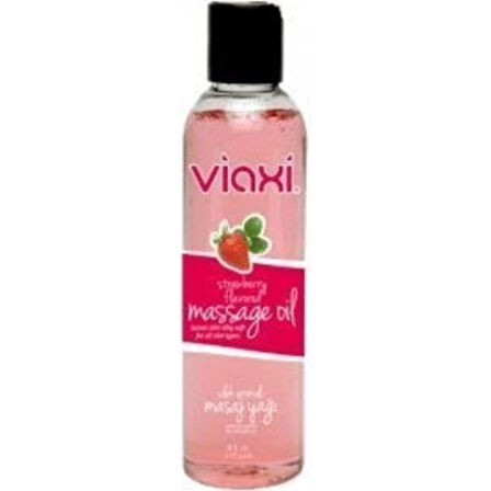 Viaxi Fanteziavmm Viaxi Masaj Yağı Çilek Aromalı 177 Ml