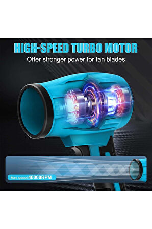 Turbo Fan, Şarjlı Turbo Fan, Kamp Fanı , Yaprak Temizleme Fan