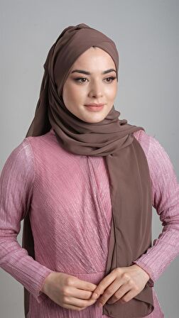 Vizon Pratik Hazır Geçmeli Bone Şal Şifon Kendinden Boneli Tek Bantlı 1453_10